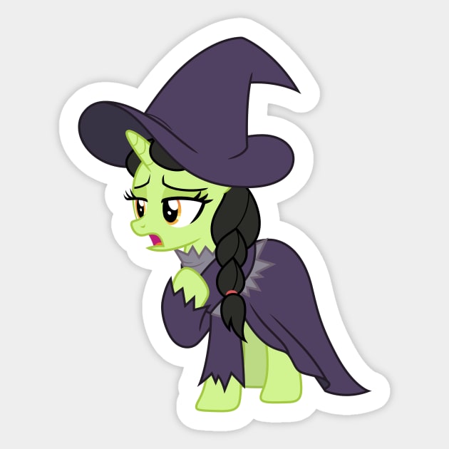 Elphaba 1 Sticker by CloudyGlow